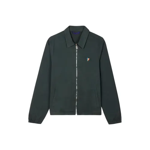 Paul Smith Оливково-зеленый Мужской Куртки