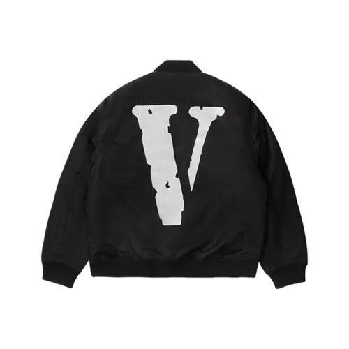 VLONE Хлопковый пуховик Зимний Унисекс Черный