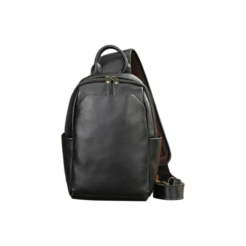 VIHUS Сумка через плечо из лощеной коровьей кожи стандартная мужская многоцветная