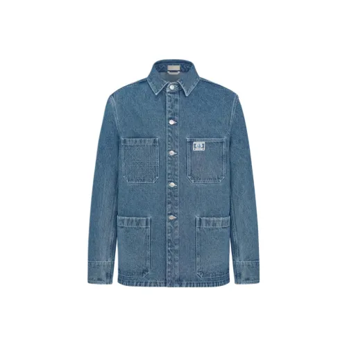 DIOR FW24 Denim Jacket Men's Blue