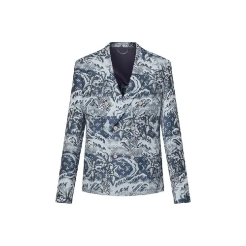 LOUIS VUITTON SS24 Куртки и Пальто Мужской Синий