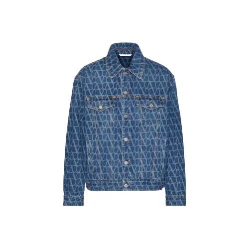 Valentino FW23 Denim Jacket Men's Blue