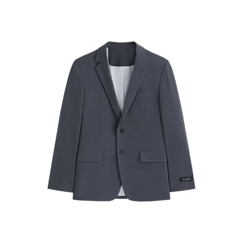 GXG Бизнес-костюм мужской серый синий