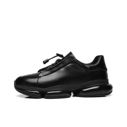 POPULAR ROUSE PR Дышащий Низкий Топ Casual Мужской Черный