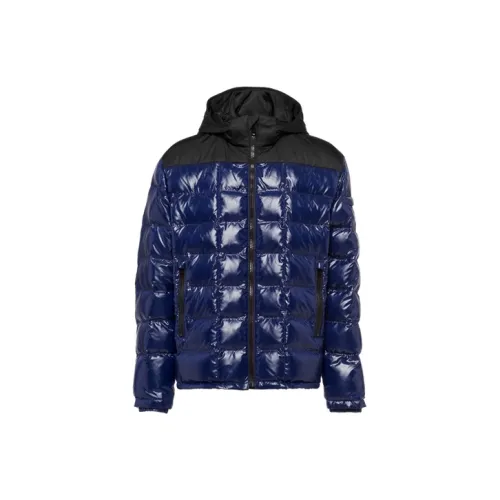 PRADA Синий Мужской Пуховик