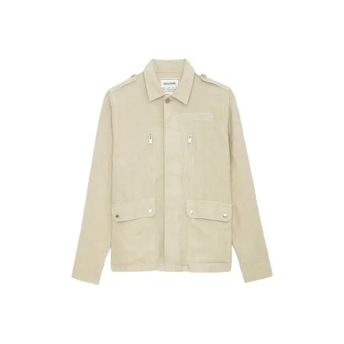 Zadig Voltaire Куртки и Пальто Мужской Светлый Бежевый