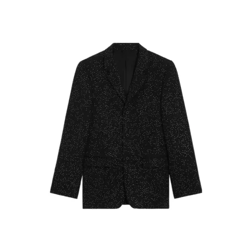 CELINE SS24 Бизнес Костюм Пальто Мужской Черный