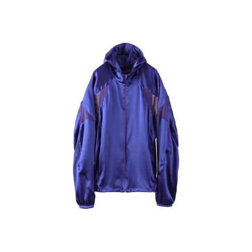 POST ARCHIVE FACTION PAF Куртки и пальто Мужской шелк синий