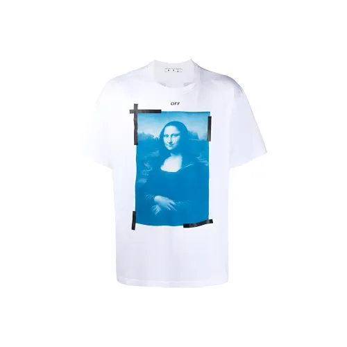 Off Белый Мужской T-Рубашки
