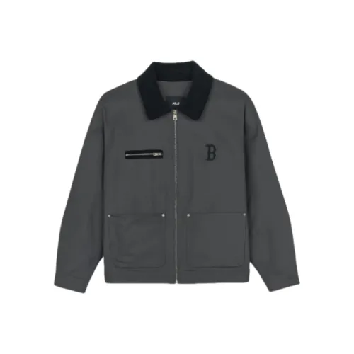 MLB x KARA Basic Boston Red Sox Куртка Унисекс Темно-Серый