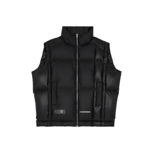MM6 Maison Margiela совместный бренд Mm6 X CHENPENG Co Бренд Пуховый жилет Мужской
