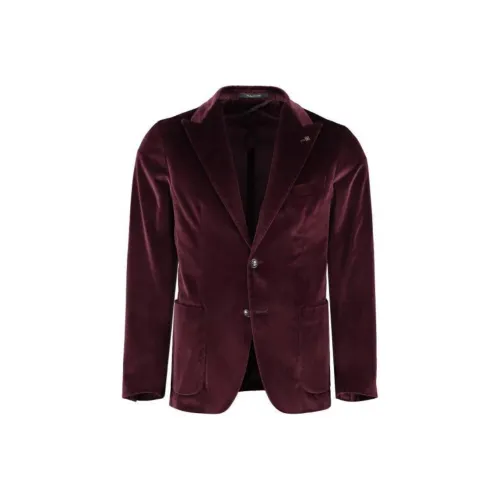 Tagliatore Бизнес-костюм Пальто Мужской Бордовый