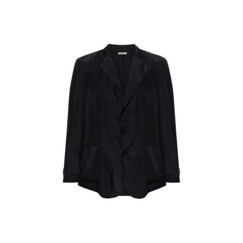 Barena SS24 Бизнес Костюм Пальто Мужской Морской Синий