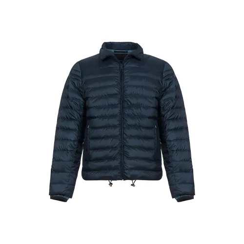 PRADA Пуховик Зимний Мужской Морской Синий