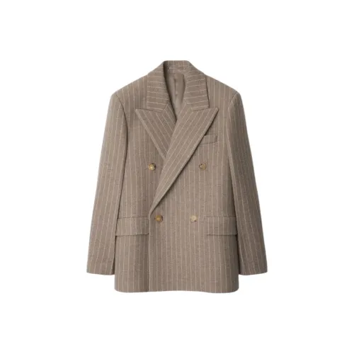 Burberry Бизнес-костюм мужской коричневый