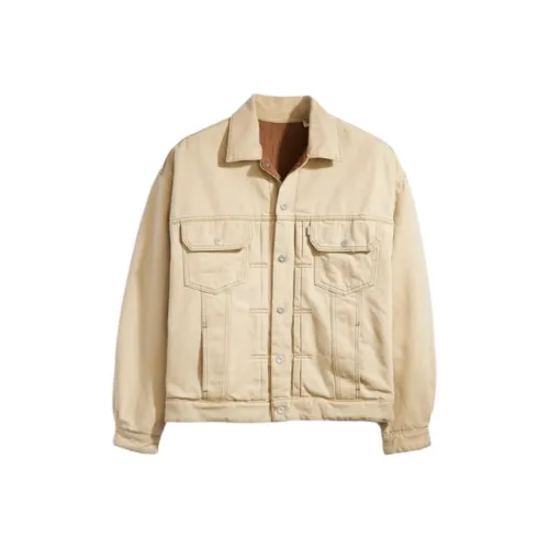 Levi's SilverTab Series Джинсовая Куртка Мужская Абрикосового Цвета