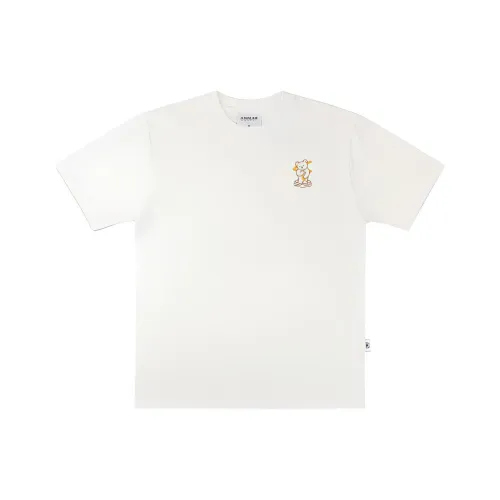 Ambler Молочно-белый Унисекс Футболка