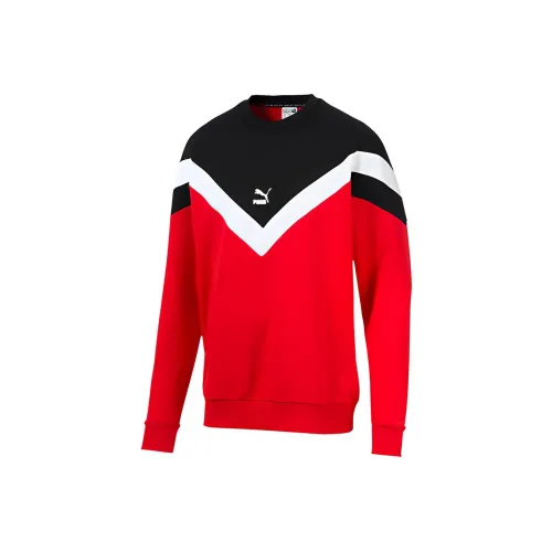 PUMA Свитшот Мужской Черный Красный