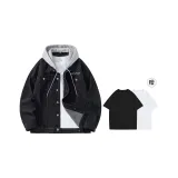 Black Gray Hooded (В комплекте с футболкой)