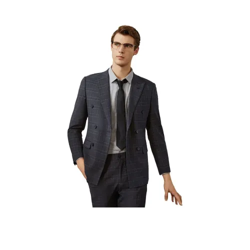 Montagut Бизнес-костюм мужской стальной железно-серый
