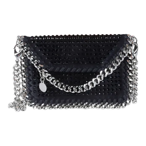 Stella McCartney Полиэстер Сумка через плечо Кошелек Женский Черный Серебристый