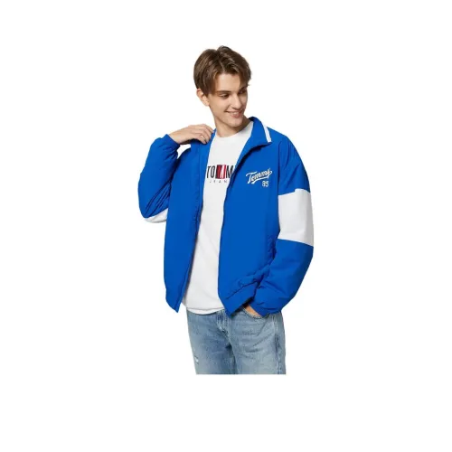 Tommy Hilfiger Синий Белый Многоцветный Мужской Куртки