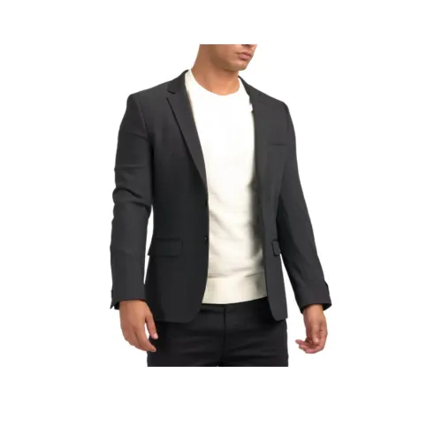 Hugo Boss Бизнес-костюм Пальто Мужской Черный