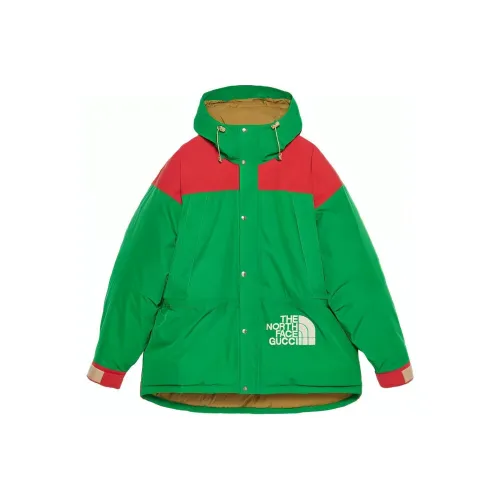 GUCCI x THE NORTH FACE SS22 Пуховик Мужской Зеленый