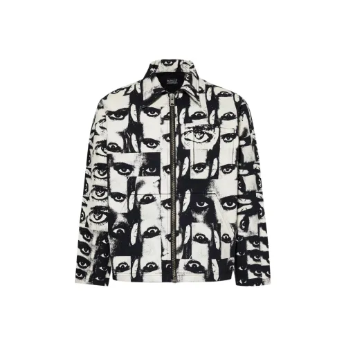 Levi's Denim Jacket Unisex Black White Леви's Деним Куртка Унисекс Черный Белый