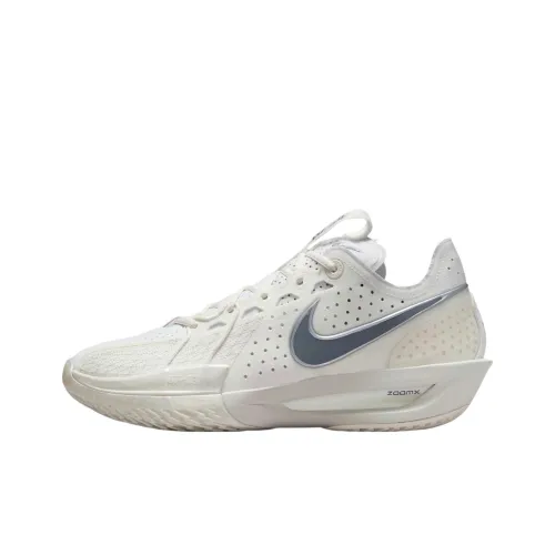 Nike Air Zoom G.T. Cut 3 Slip Resistant Abrasion Resistant Low Топ Баскетбольные кроссовки Мужской Серый