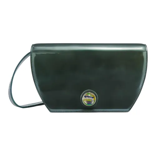 Furla Мягкая Телячья Кожа Сумка через плечо Сумка на плечо Мини Женская Армейский Зеленый