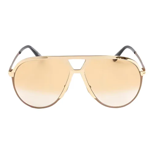 TOM FORD Металлический Ацетат Aviator Солнцезащитные очки Унисекс Золото