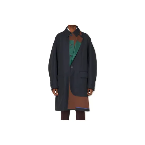 Колор Пальто Мужское Темно-Морской Синий