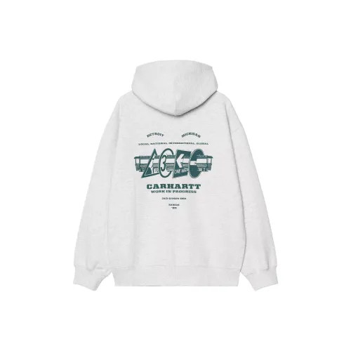 Carhartt WIP FW24 С капюшоном Runaway Sweat Куртка Унисекс Серый