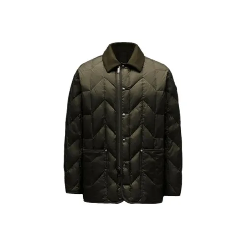 Moncler Пуховик Мужской Армейский Зеленый