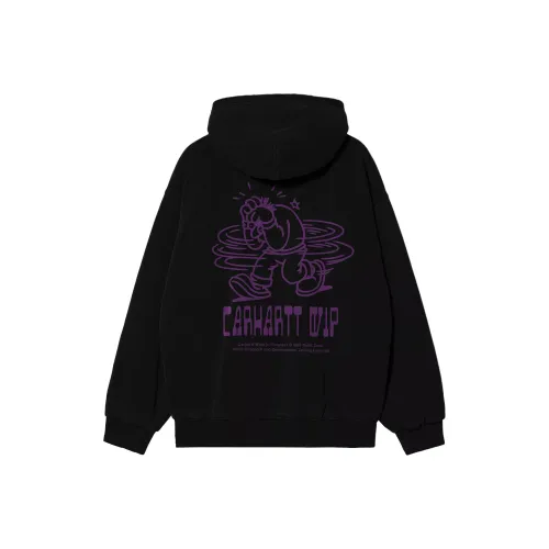 Carhartt WIP Sweat FW24 С капюшоном Think Танк Куртка Мужская Черная