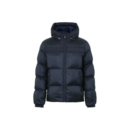 Tommy Hilfiger Темно-синий Мужской Пуховик