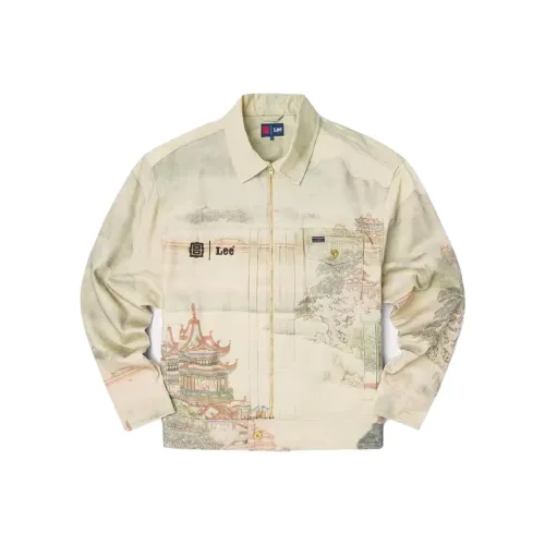 Мужская куртка Lee co-branded model светлого хаки