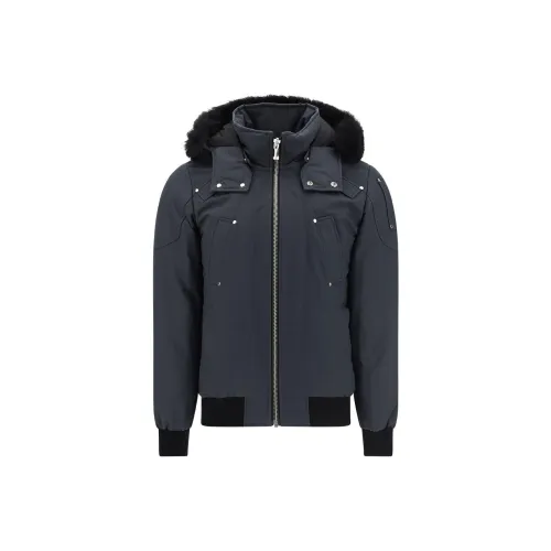 Moose Knuckles Синий Мужской Пуховик