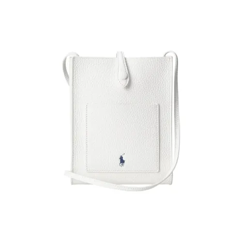 Polo Ralph Lauren Сумка через плечо из коровьей кожи женская сумка на плечо бумажно-белая