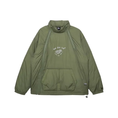 New Era FW22 Пуховик Унисекс Армейский зеленый