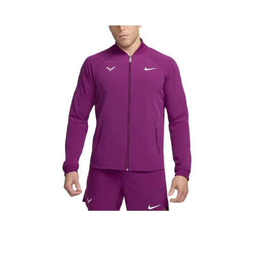 nike Dri Fit RAFA Куртки Пальто Мужской Sangria Искрящийся Вино Белый