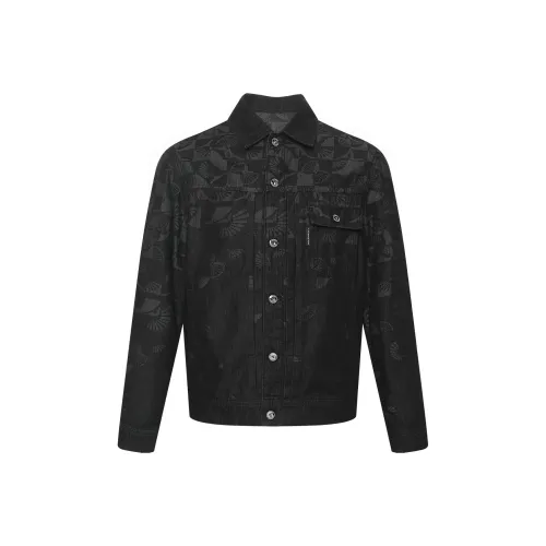 LESS IS MORE Denim Черный 24CJK6061Y Мужские Джинсовые Куртки