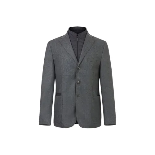 CORNELIANI Бизнес-костюм Пальто Мужской Серый