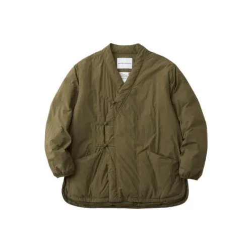 White Mountaineering TAION Collaboration Хаки Мужские Пуховики