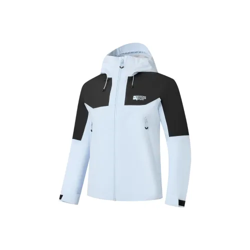 QIAODAN Mountain God Series Водонепроницаемый Ветрозащитный And Дышащий Ветровка Мужской Peptide Синий Черный