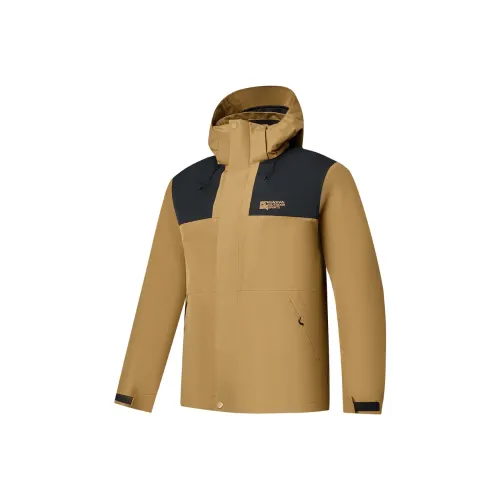 QIAODAN Mountain God Series Водонепроницаемый Ветрозащитный And Вода Репеллент Ветровка Мужской Конго Цвет