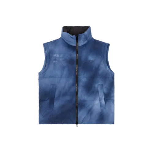 DIESEL Blue Men's Gilets DIESEL Синий Мужской Жилеты