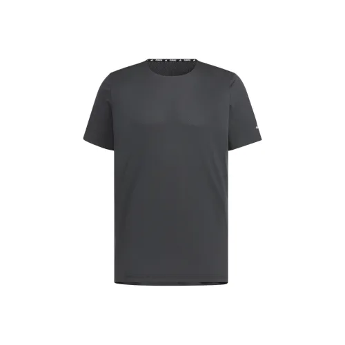 Adidas Climacool Бег Т-Рубашка Мужская Черная Темно-Серебристая