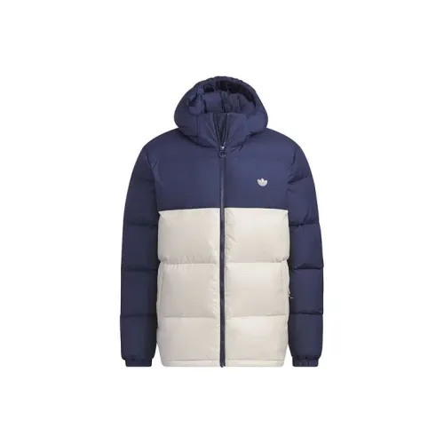 Adidas Originals Clover Series Outfit Пуховик Мужской Темный Индиго